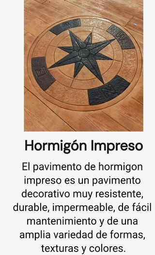 Hormigón impreso  pulido y vertical