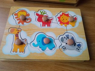 Puzzle nenittos infantil.