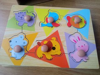 Puzzle nenittos infantil.