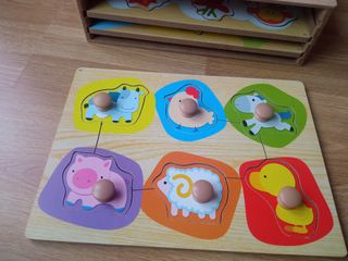 Puzzle nenittos infantil.