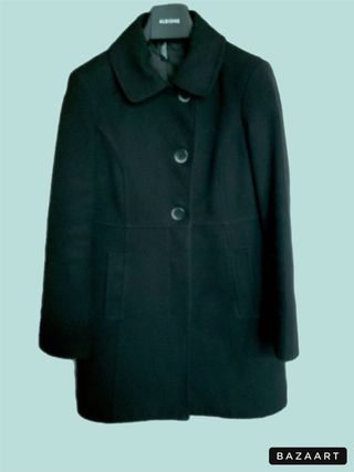Cappotto nero 3/4 donna
