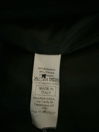 Cappotto nero 3/4 donna