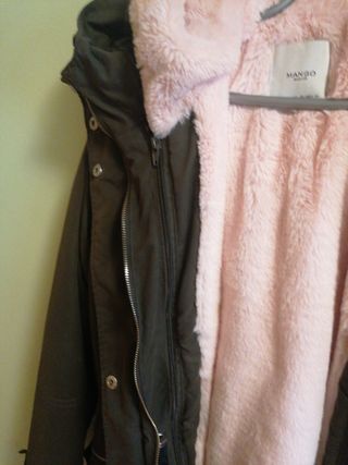 Parka calentita con forro desmontable