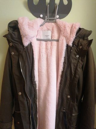 Parka calentita con forro desmontable
