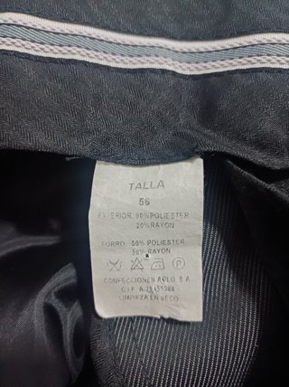 Traje hombre