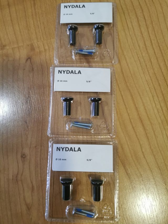 Tiradores marron nydala ikea