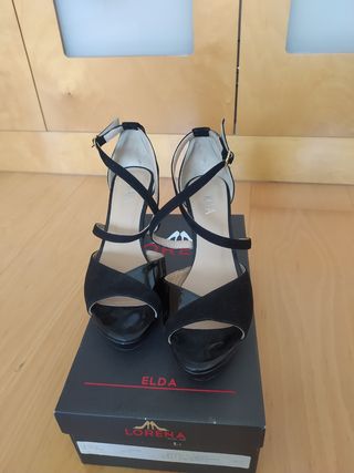 Sandalias Piel Negras