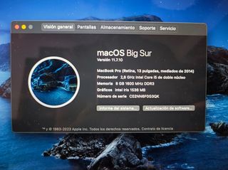 MacBook Pro Retina 13 pulgadas (2014)