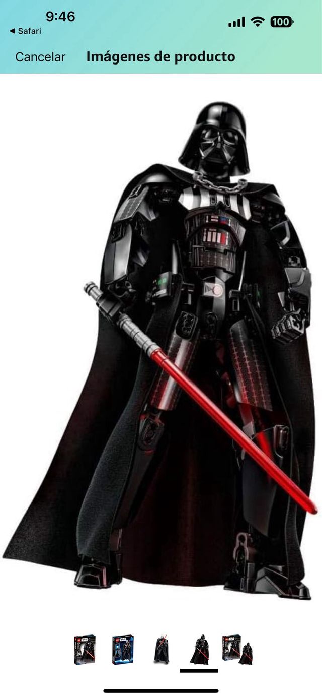 Figura del Darth Vader Lego
