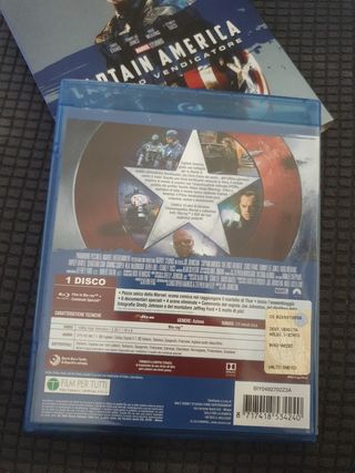 Bluray Captain America Primo vendicatore