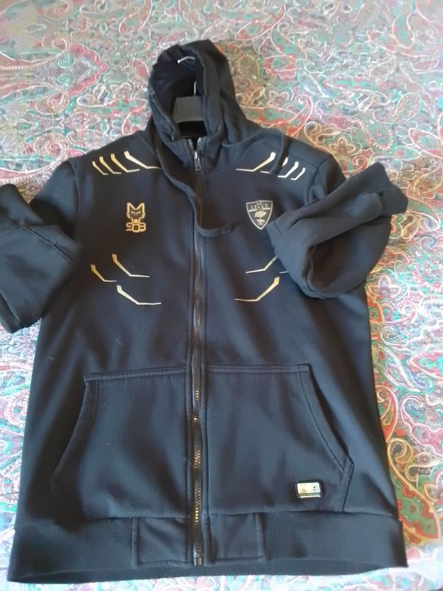 Felpa con cappuccio unione sportiva lecc