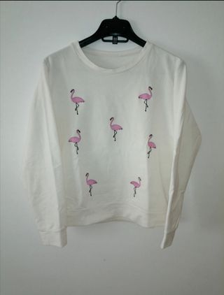 Sudadera de flamencos nueva