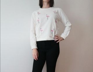 Sudadera de flamencos nueva