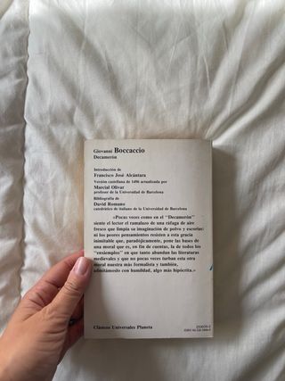 Libro: Decamerón, Giovanni Boccaccio