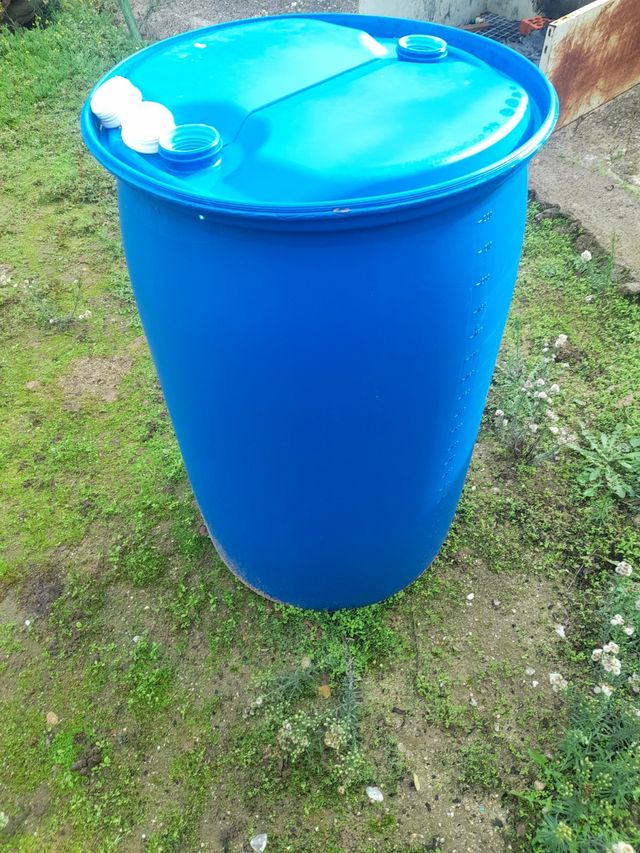 Garrafa de plástico.