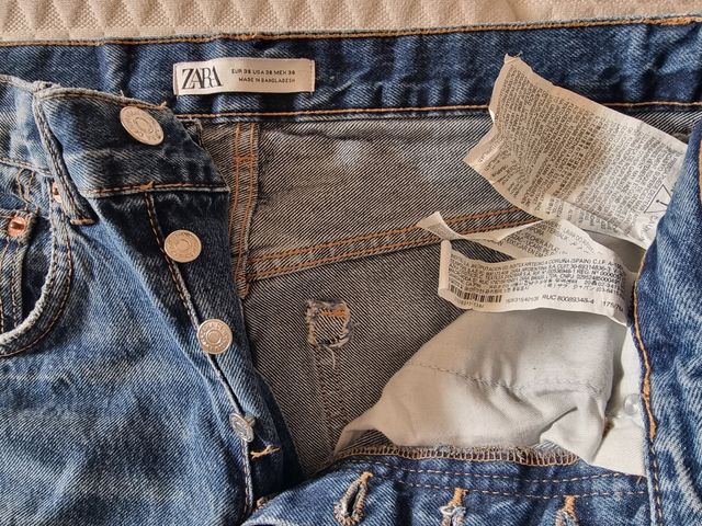 Jeans Blue Zara taglia 38