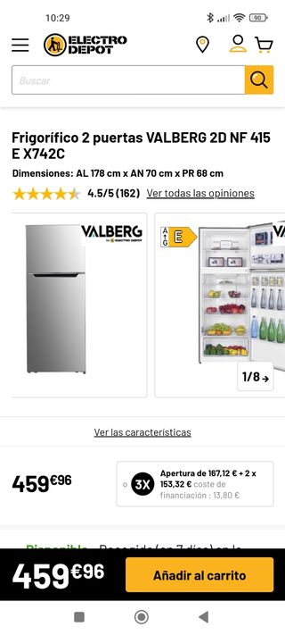 Frigorífico Valberg
