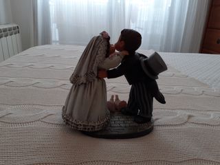 Figura de cerámica novios Nadal