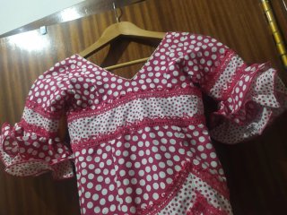 Traje sevillana niña talla 6-7