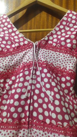 Traje sevillana niña talla 6-7