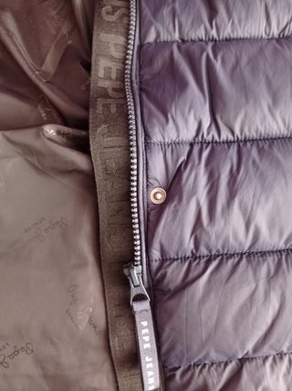 Abrigo/Parka Pepe Jeans con capucha azul Mujer M