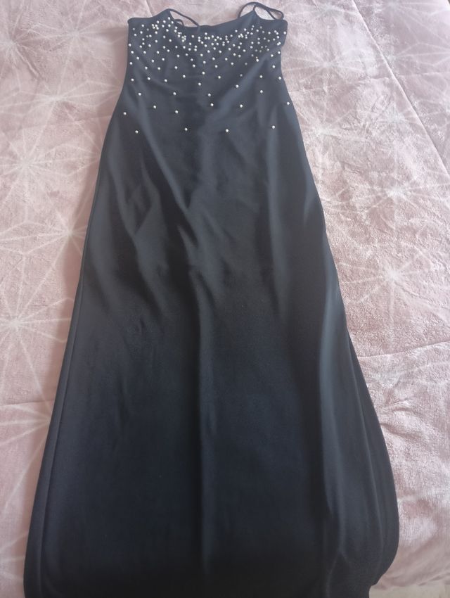 Vestido fiesta perlitas