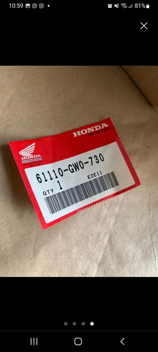 Honda SK 50 Dio Plástico Guardabarros 