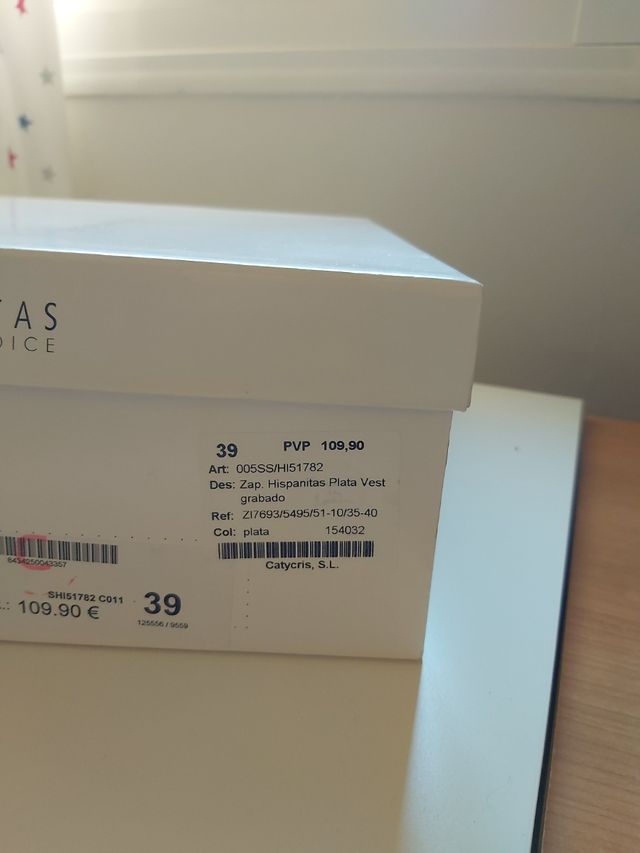 Zapatos piel Hispanitas 39