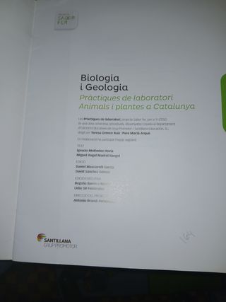 ‼️LIBRO PRACTICAS BIOLOGIA 1r ESO‼️