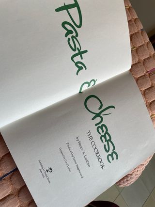 PASTA & CHEESE: The Cookbook versione inglese