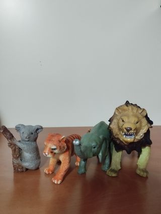 Lote Figuras animales de plástico Vintage
