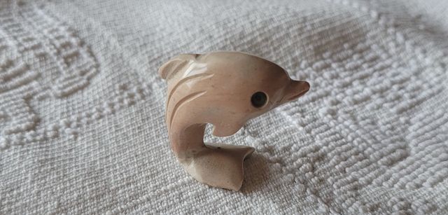 Soprammobile delfino marmo