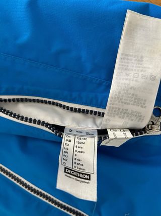 Chaqueta impermeable niños Sailing 100