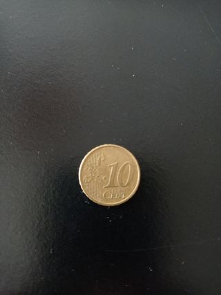 10 centimos Espanha 2000Eixo Invertido