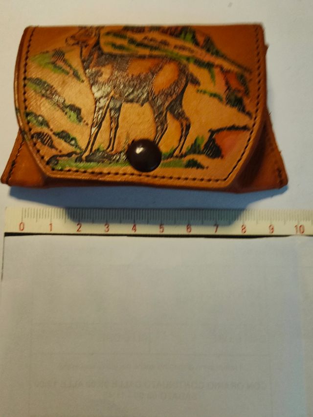 Portamonete fatto a mano