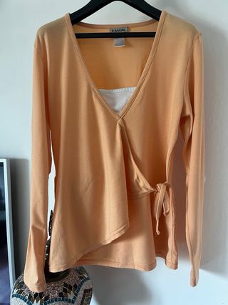 Maglia manica lunga con incrocio
