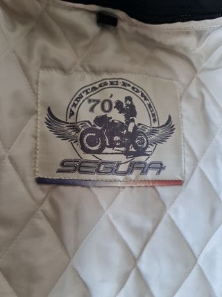 Cazadora de mujer  para moto de cuero (SEGURA)