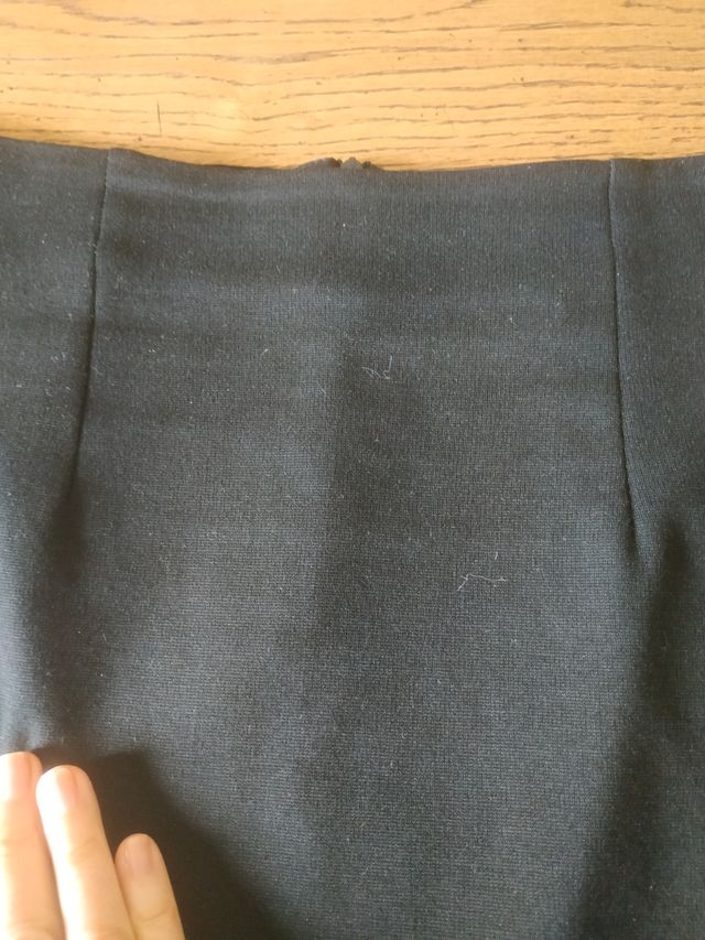 Gonna a tubino elastica nera