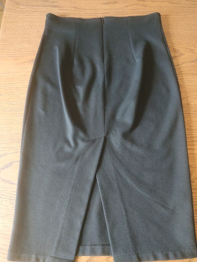 Gonna a tubino elastica nera