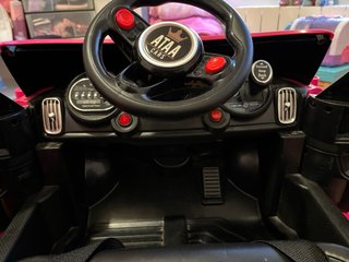 Coche electrico rosa niña