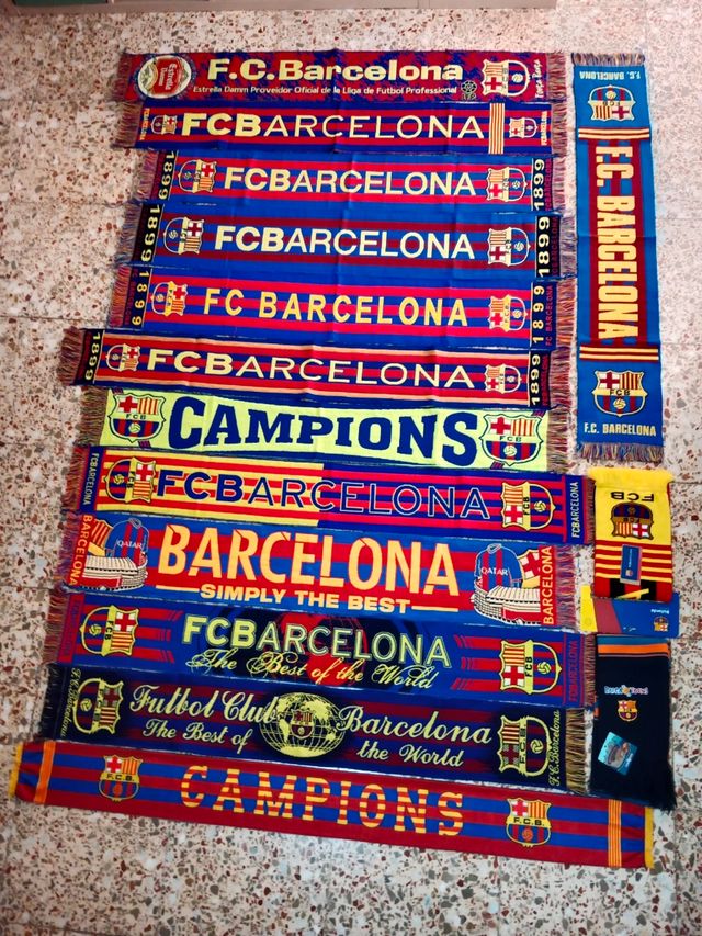 195 Bufandas FC Barcelona 