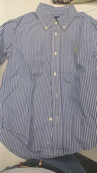 Camicia a righe bambino Ralph Lauren