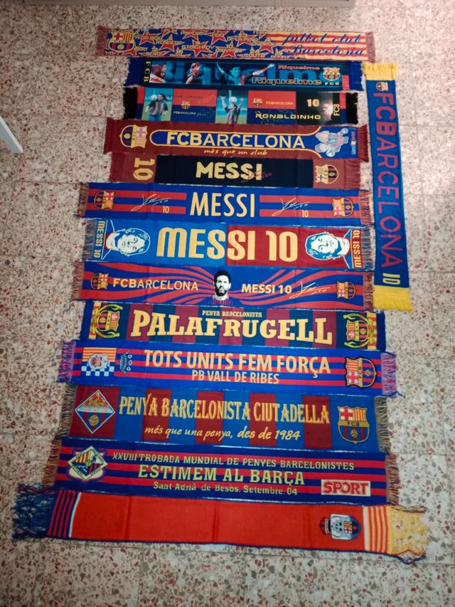 195 Bufandas F.C Barcelona 