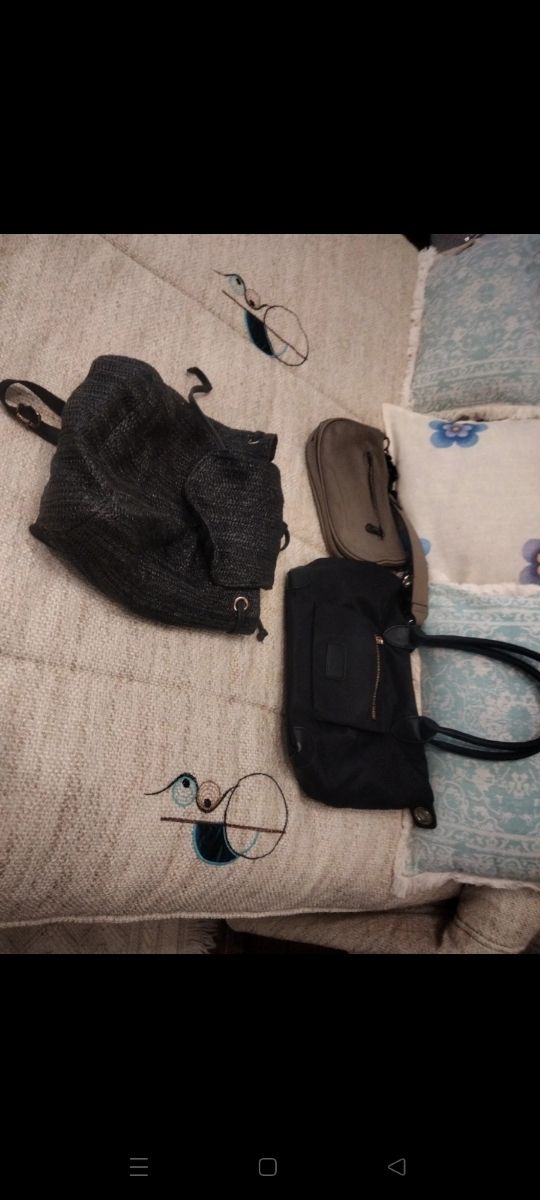 Lote bolsos y mochila