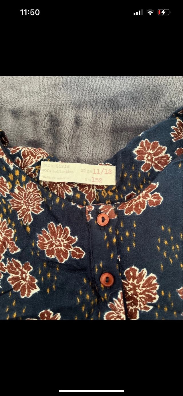 Vestido de niña estampado