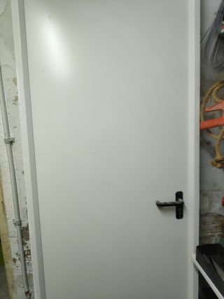 Puerta de entrada de contrachapada en bl