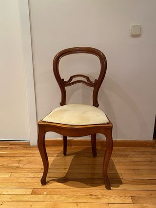 6 SILLAS ISABELINAS ANTIGUAS