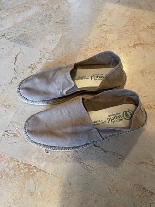 Alpargatas  natural world marrones