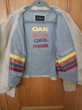 Cazadora piel mujer Oakwood