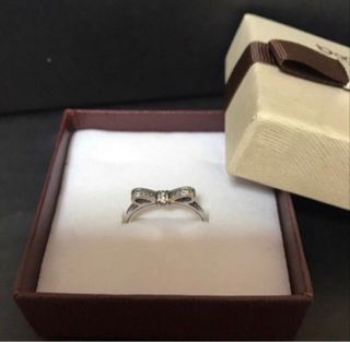 Anillo lazo de plata